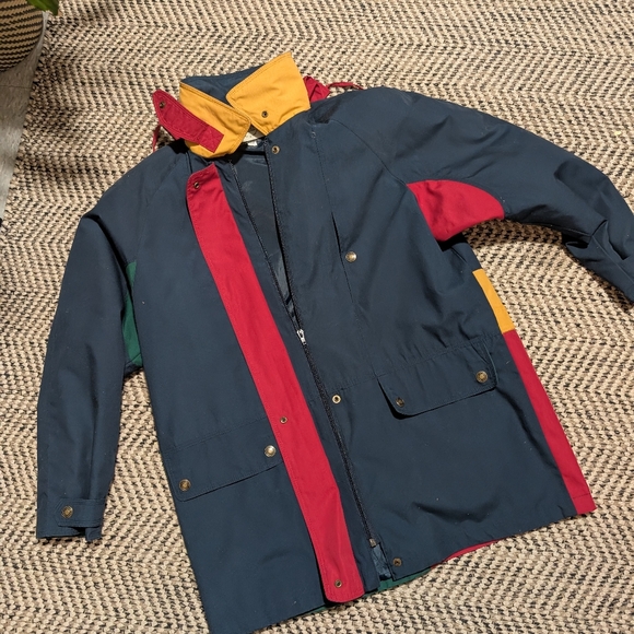 90s Colour Block Jacket Windbreaker - Picture 12 of 14